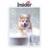 Bubble Bath Canine Art, Bubble Dog Portrait Art, Custom Bath Dog Artwork, Cozy Bath Painting, Bath Pup from Image