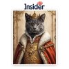 Custom Cat Portrait, Watercolor Cat Painting, Unique Pet Memorial, Funny Pet Lover Gift, Cool Gift for Her, Personalized Digital Download