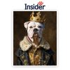Custom Dog Portrait, Royal Portrait from Photo, Regal Dog Painting, dog death gifts, Stately Portrait for Dogs