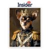 Custom Dog Watercolor Art, Stately Canine Photo Canvas, Grand Puppy Wall Art, Creative Dog Lover Gift, Royal Pet Photo Print