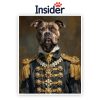 Custom Royal Dog Print, Noble Puppy Wall Decor, Renaissance Canine Gift, Personalized Dog Lover Art, Funny Pet Photo Canvas