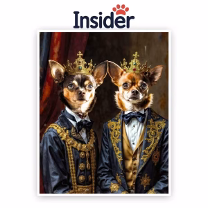 DoublePetIllustration-D33 Paired Pups from Image