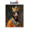Custom Regal Dog Art, Renaissance Puppy Portrait, Grand Canine Photo Gift, Personalized Pet Wall Art, Funny Dog Lover Print