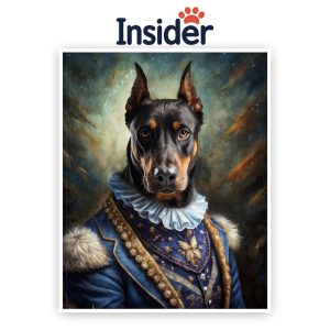Majestic royal Dog, Renaissance Dog Portrait from Photo, Royal Dog Painting, Pet Loss Gift, Custom Pet Portrait From Photo