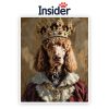 Custom Royal Puppy Portrait, Noble Dog Photo Art, Renaissance Canine Gift, Playful Pet Lover Canvas, Stately Dog Illustration
